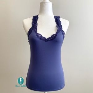 NWT Only Hearts Delicious with Lace Deep V Tank M